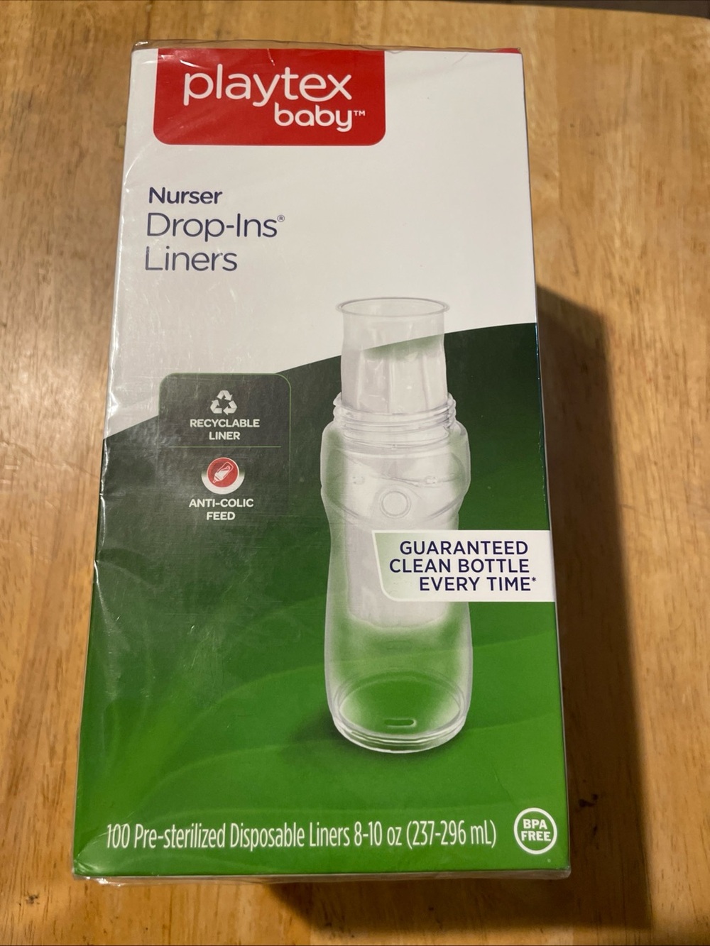 Playtex Baby Drop-Ins Liners 8-10 oz 100 liners